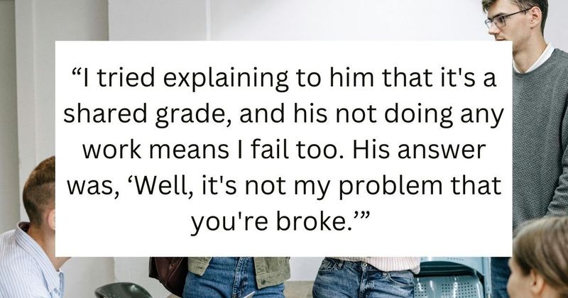College student cleverly calls out slacker for not pulling weight in group project