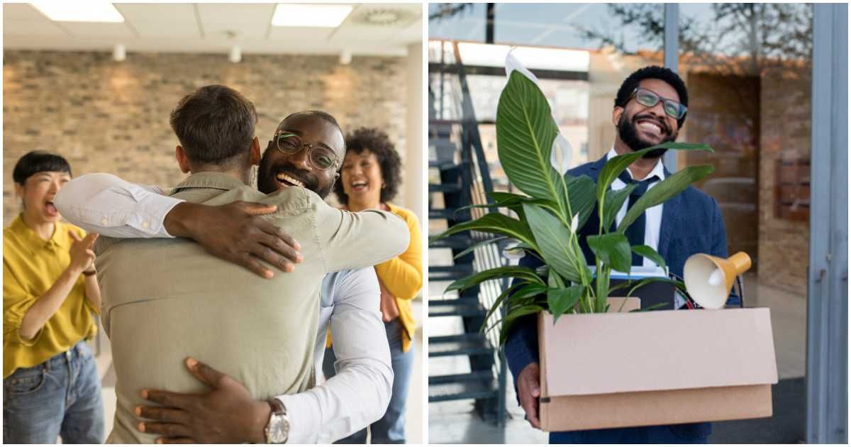 Employee quits his job but not before leaving coworkers with an unexpected gift