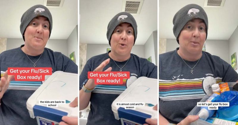 Doctor tells parents how to prepare a sick box for their kids to get ready for the flu season