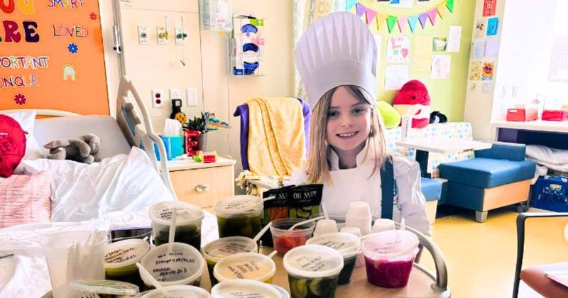 Hospital chef teaches 8-year-old girl with heart transplant to make pickles: 'Dill-ightful party'