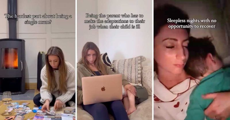 Woman shares the hardest parts of being a single mom leaving the internet in tears