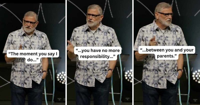 Pastor explains why couples need to stop feeling responsible for their parents' wants after marriage