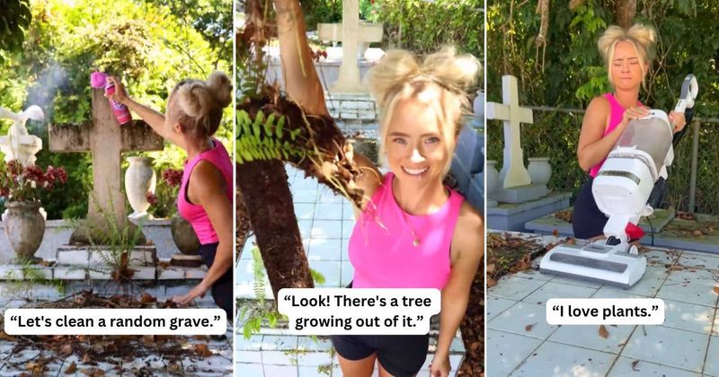 Woman starts new 'clean a grave for free' TikTok trend, sparking a heated debate online