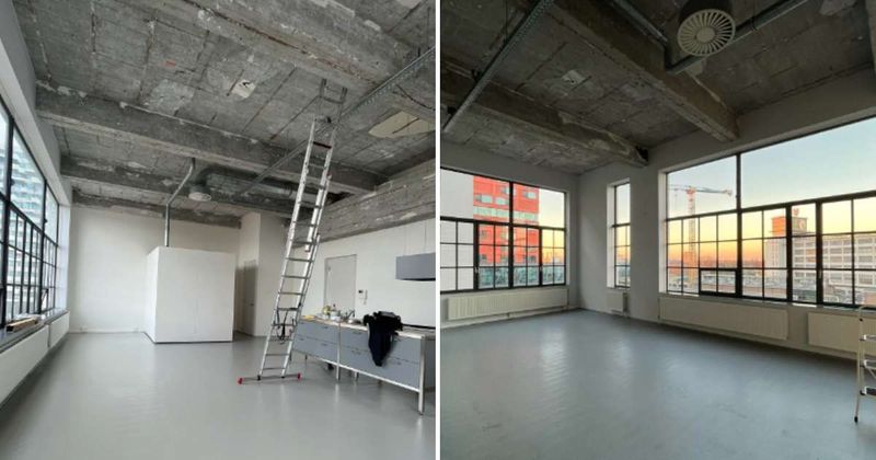 Gen Z man transforms a loft in an old factory into a magical living space and it’s making us all jealous