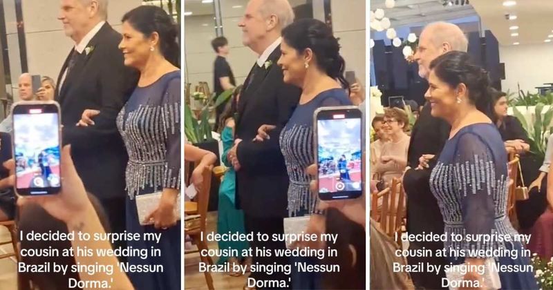 Opera singer leaves everyone awestruck at cousin's wedding by breaking into surprise performance