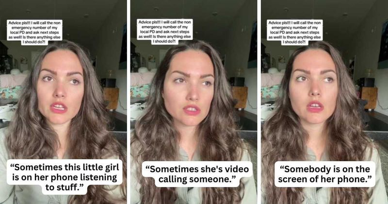 Woman spots child speaking to strange man on the phone. What she did next may have saved a life.