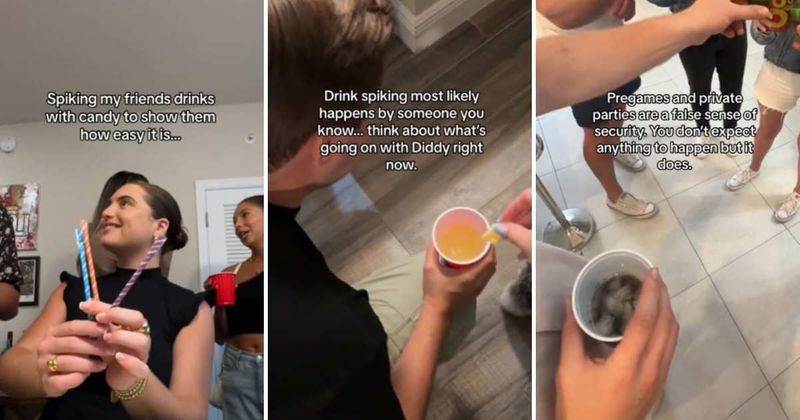 Woman intentionally 'spikes' her friends' drinks at a party to issue important PSA