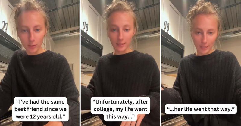 Woman breaks into tears reading long-distance best friend's touching message: 'That's your soulmate'