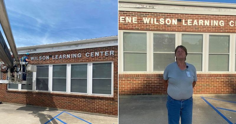 Devoted custodian receives touching tribute as school names building after her in Missouri