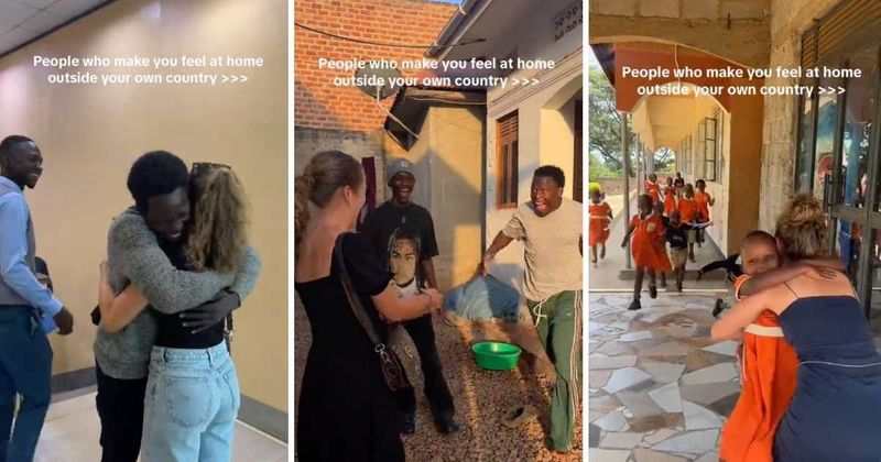 Kids rushing to hug revisting teacher explains the impact she had on their lives