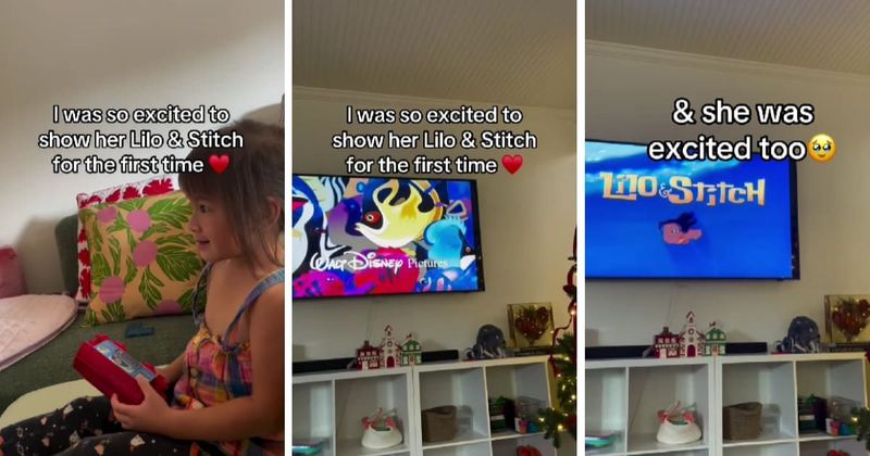 Mom introducing daughter to 'Lilo and Stitch' takes a hilariously unexpected turn