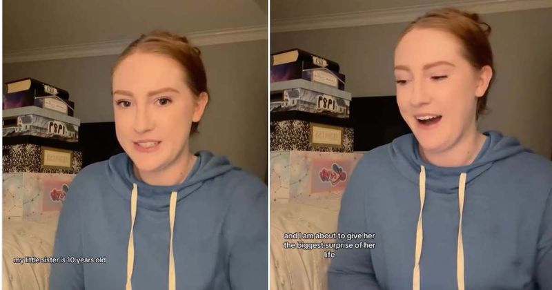 Woman recreates late mom’s tradition to fulfil little sister’s Taylor Swift dreams