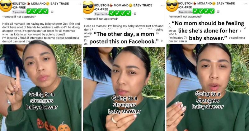Mom steps in to attend a stranger's baby shower because she doesn't have friends to celebrate with