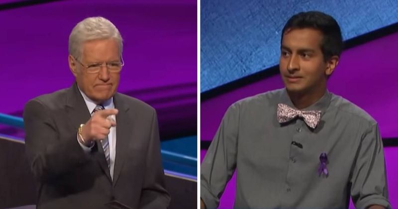 Alex Trebek choked up when a 'Jeopardy!' contestant threw away all his winnings just to honor him