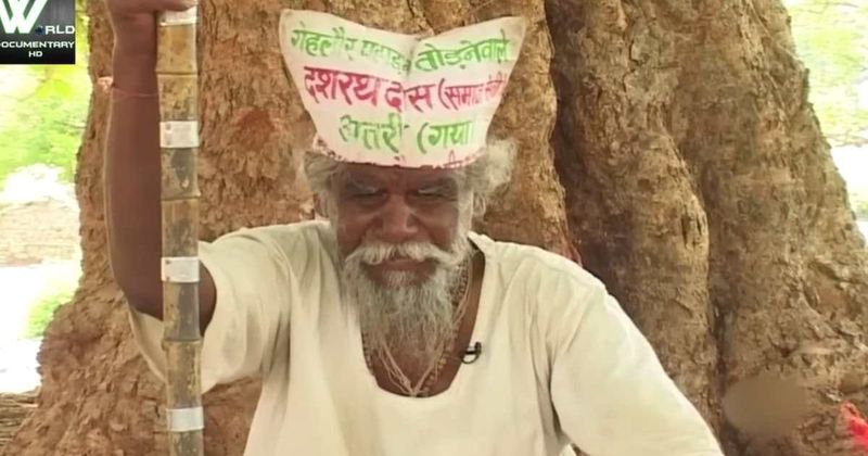 In an act of love, Indian man spends 22 years cutting through a mountain with a chisel