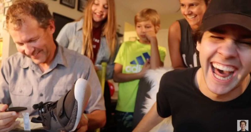 Dad thought he was being surprised with basketball shoes — then he found something  else tucked inside