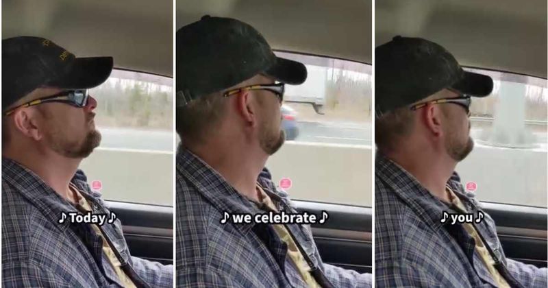 Family surprises dad on his 50th birthday with a special custom song that leaves him in tears