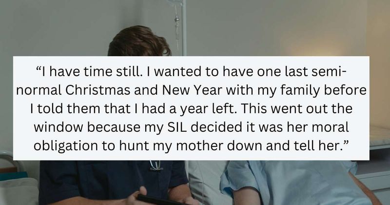 Man with terminal cancer wants one last 'semi-normal' Christmas with his family but they don't oblige