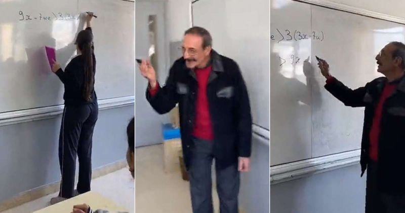 Students ask beloved physics teacher to solve an equation — he uncovered a hidden message meant just for him