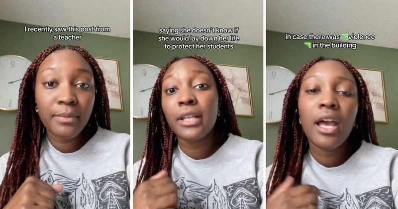 Mom defends teacher who doesn't want to lay down her life to protect students during school shooting