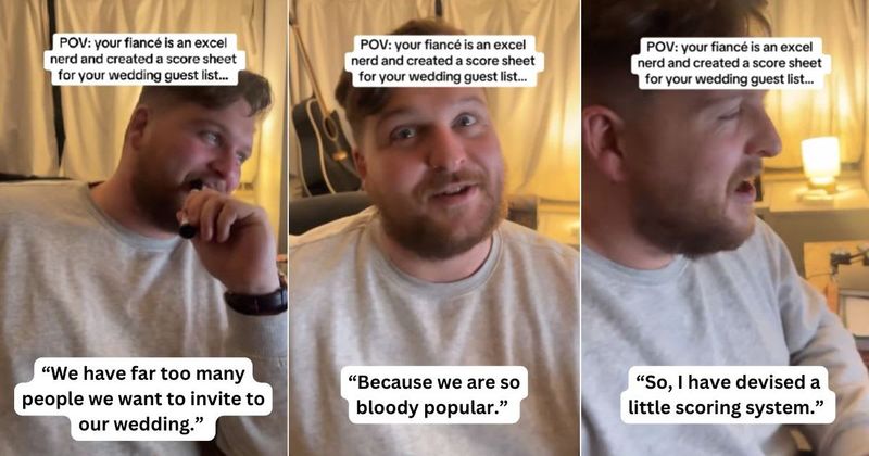 'Excel-nerd' fiancé creates scoring system to grade and eliminate unwanted guests: 'Absolutely iconic'
