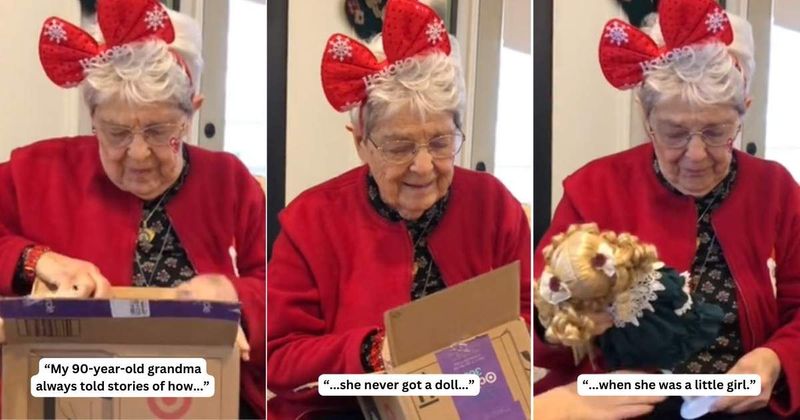 Watch grandma’s inner child heal as family surprises her with childhood gift she always wanted