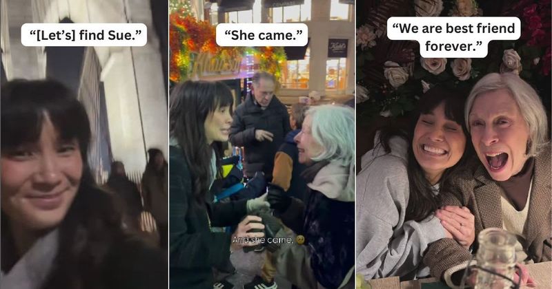 Woman made a pact with a stranger to meet again in a year — their reunion at restaurant breaks the internet