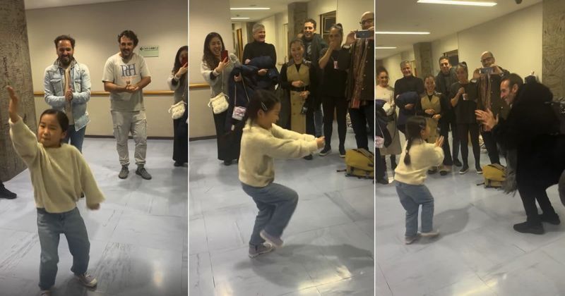 Japanese girl stuns Spanish troupe with impromptu Flamenco performance  — a moment of pure cultural magic