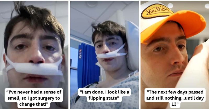Man who got surgery because he could never smell has the wildest reactions to everyday scents