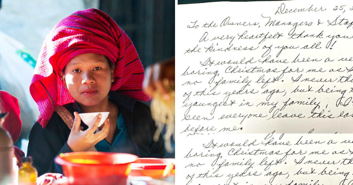 'I was down to $1': Woman who couldn't afford food pens letter to restaurant staff who offered her a free meal 