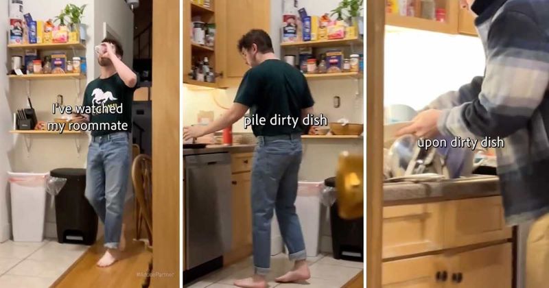 Man creates elaborate game to get his roommate to do the dishes and it's pure genius