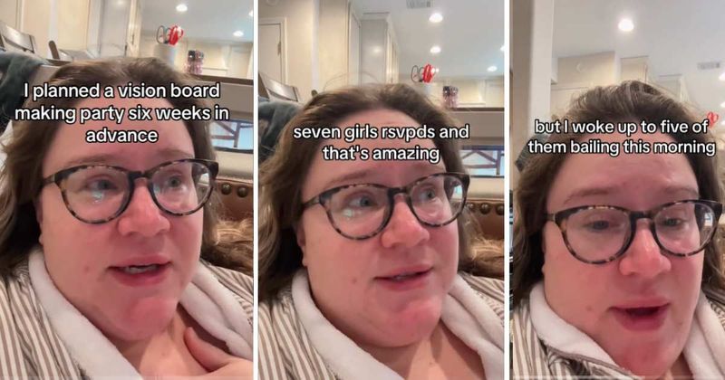 Woman devastated as everyone bails on her 'vision board' party. Then something incredible happened.