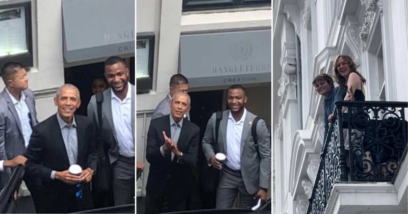 Danish girls' choir stunned as Barack Obama stops to watch them practice — he then made a special request