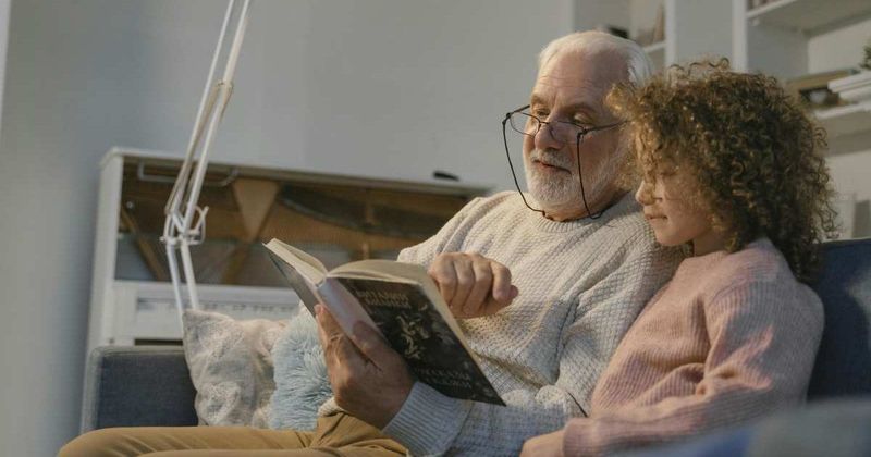 Woman visiting her late grandad's grave realizes he left one last message for her