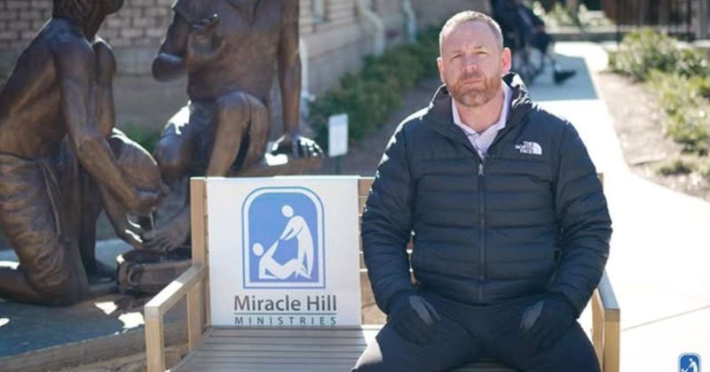 CEO braves freezing temperatures for 24 hours on a bench to inspire action against homelessness