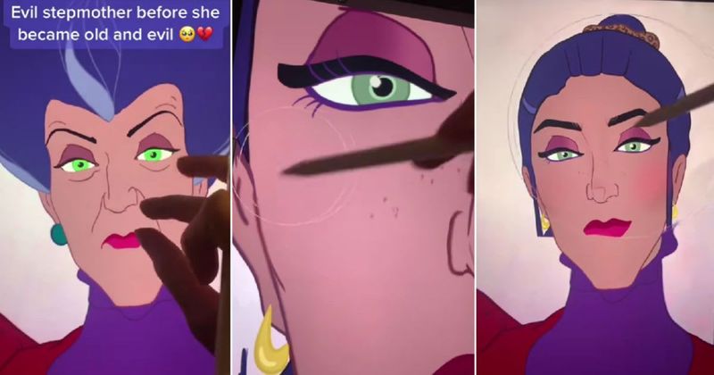 Artist imagines Cinderella's stepmom minus the 'evil' stereotypes — and it completely changes how we see her