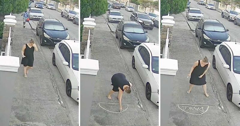 She drew a hopscotch on the sidewalk — and strangers simply couldn’t resist reliving their childhood