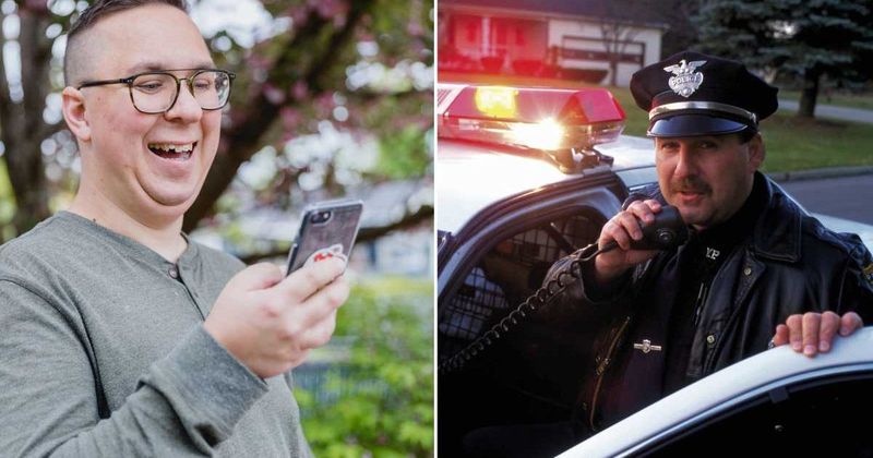 Autistic man calls 911 for a Birthday wish — soon, police officers come knocking on his door