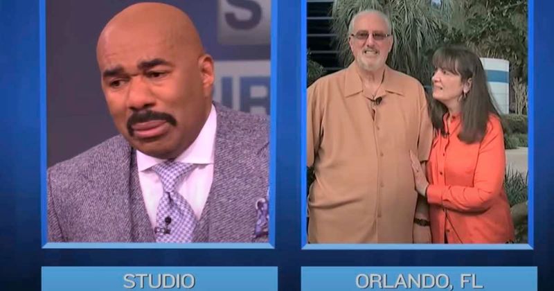 Steve Harvey breaks down on TV after reuniting with couple who helped him when he was homeless