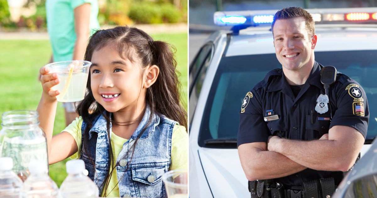 Pennsylvania woman called 911 on a child's lemonade stand. Cop unexpected response left her speechless