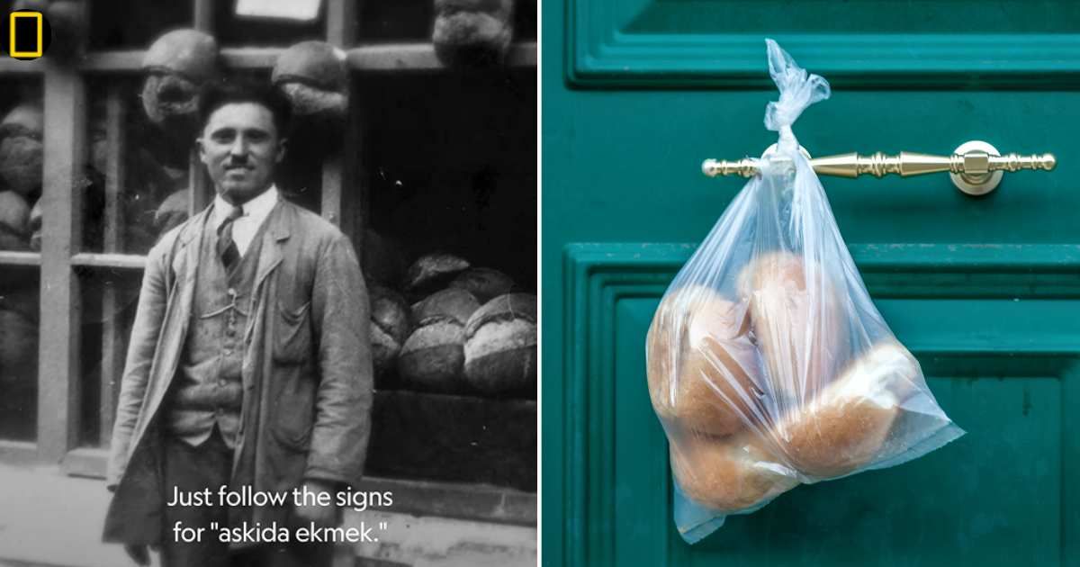 This Turkish tradition lets you feed the hungry anonymously by hanging a loaf of bread on a hook