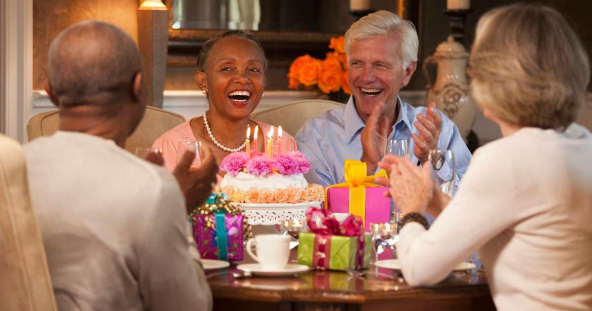 Housekeeper, 62, marrying for the first time, breaks down after her 'family' throws her a surprise bridal shower