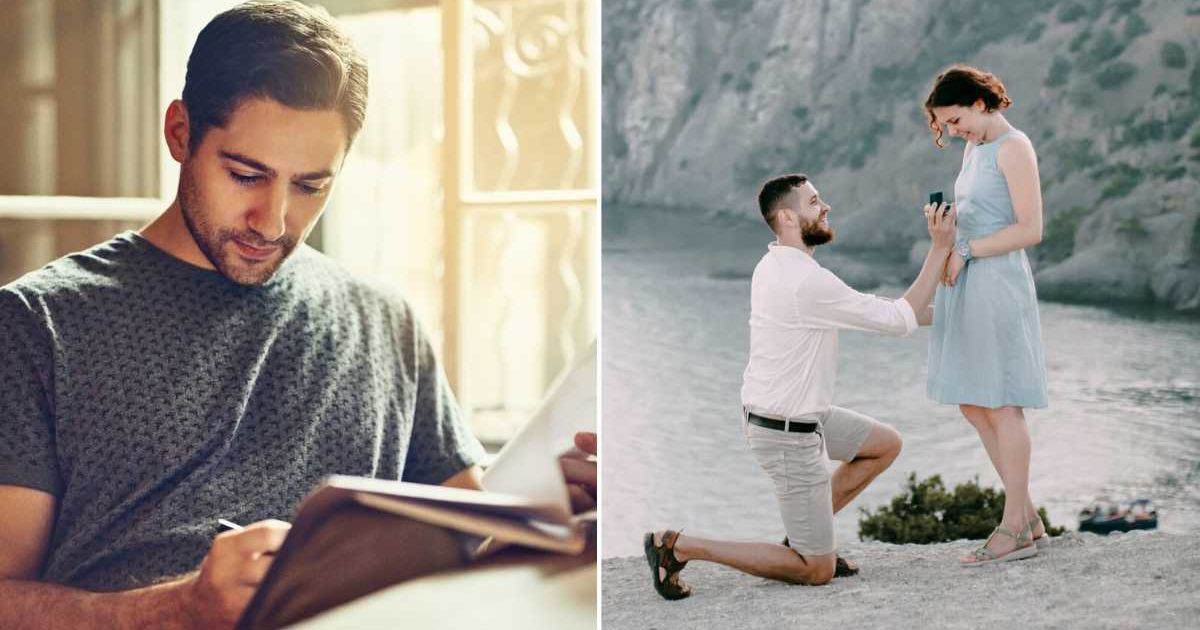 Man spent 3 years writing 14 love letters to his girlfriend. When she connected the dots — she screamed 'yes'