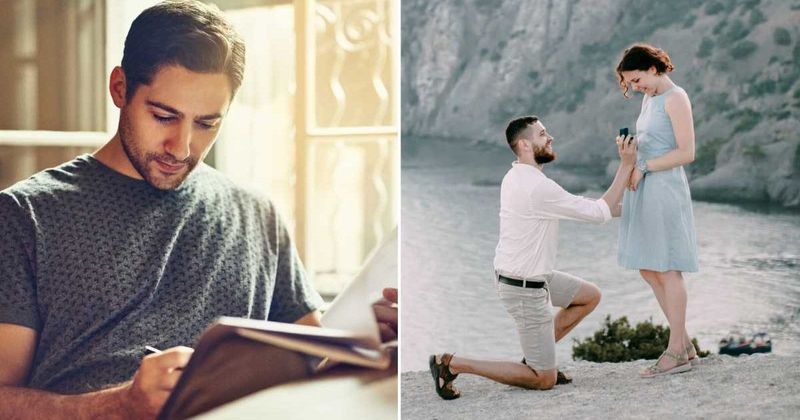 Man spent 3 years writing 14 love letters to his girlfriend. When she connected the dots — she screamed 'yes'