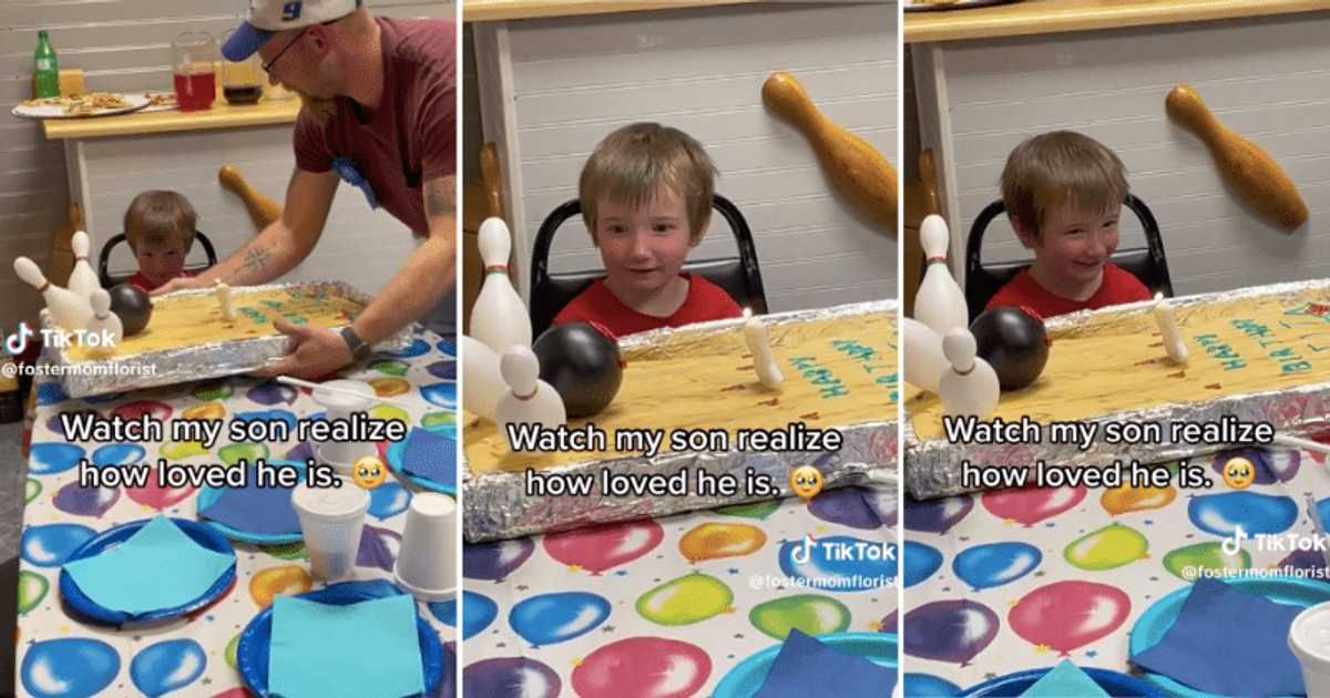 Precious video captures the moment a little boy realizes how much his adoptive family loves him