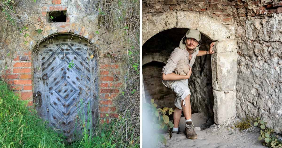 Couple renovating 1850 Sicilian palazzo finds a hidden door leading to mysterious cave