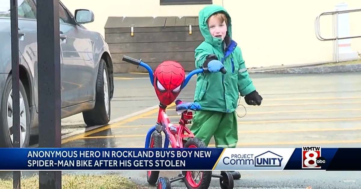 Toddler whose first bike was stolen smiles again after homeless woman steps in with priceless surprise