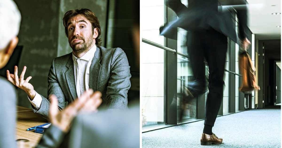 Job seeker bolts mid-interview after two bizarre questions that had nothing to do with the job