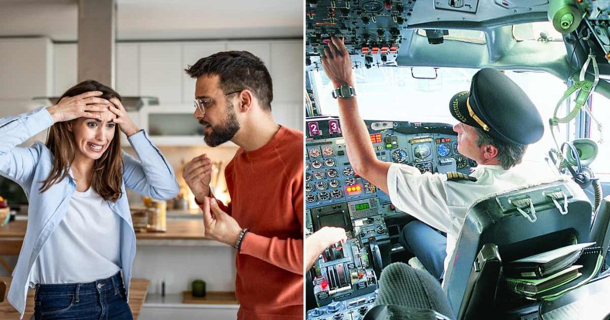 Man demands his wife call him a pilot even though he's never flown a plane in his life