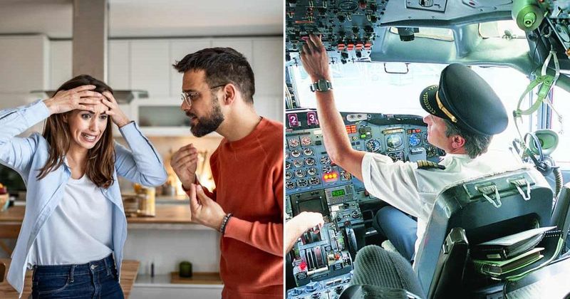 Man demands his wife call him a pilot even though he's never flown a plane in his life